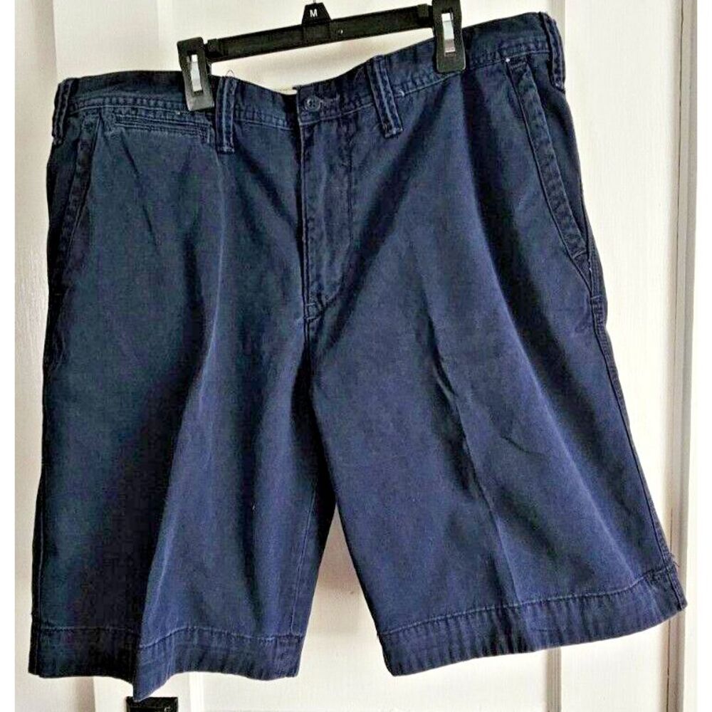 Polo Ralph Lauren Men's Blue Relaxed Fit Heavy Twill Chino‎ shorts Size 36